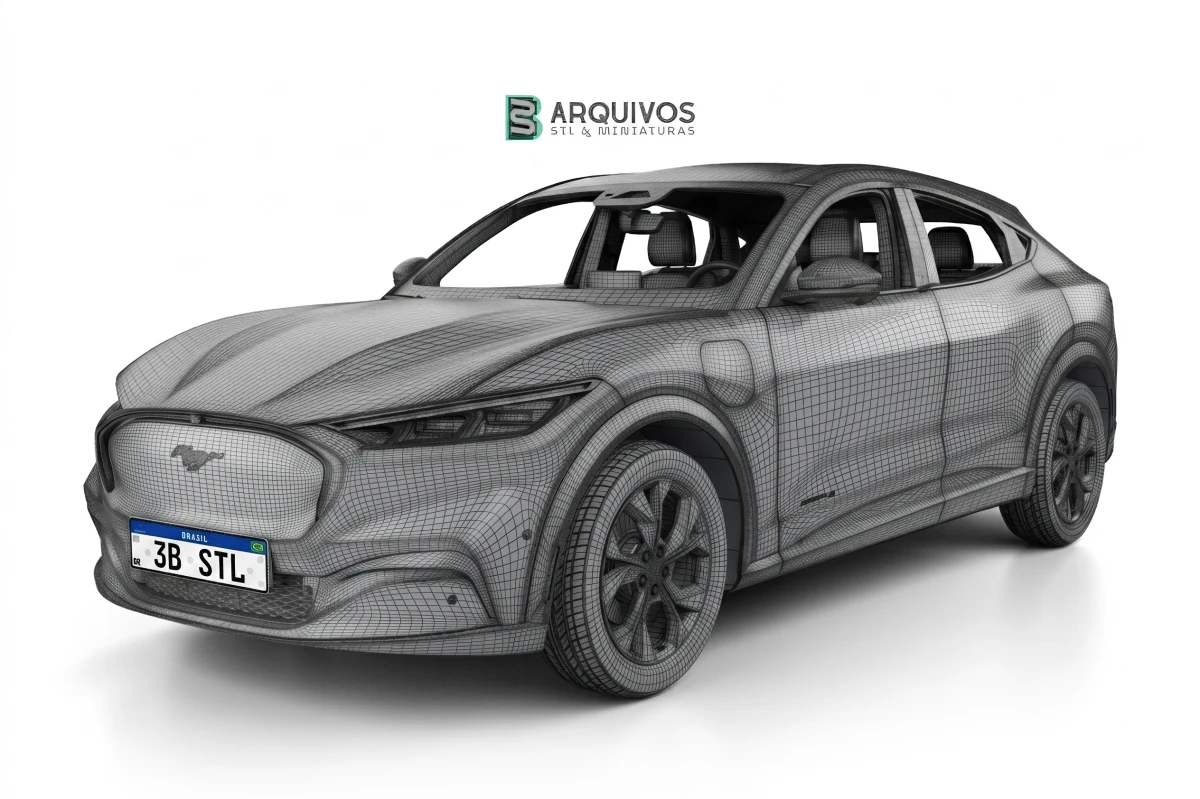Modelo 3D STL - Ford Mustang Mach-e — foto 6